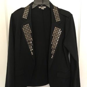 Studded Knit Blazer